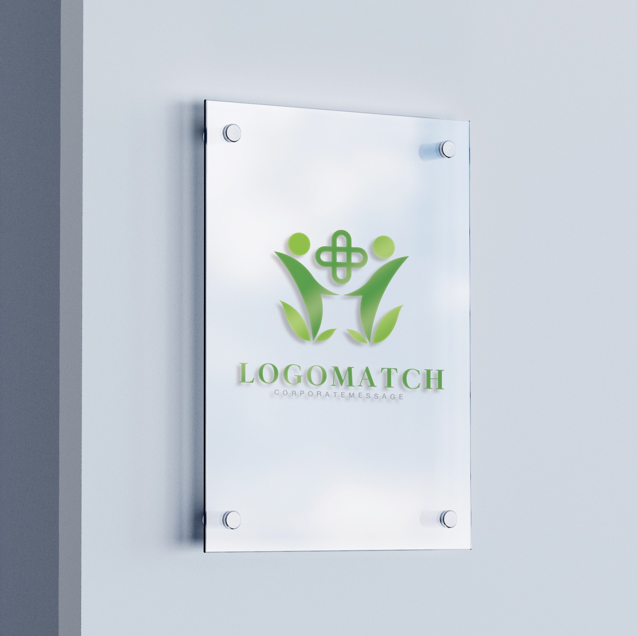 人々の健康と生活サポートのロゴ