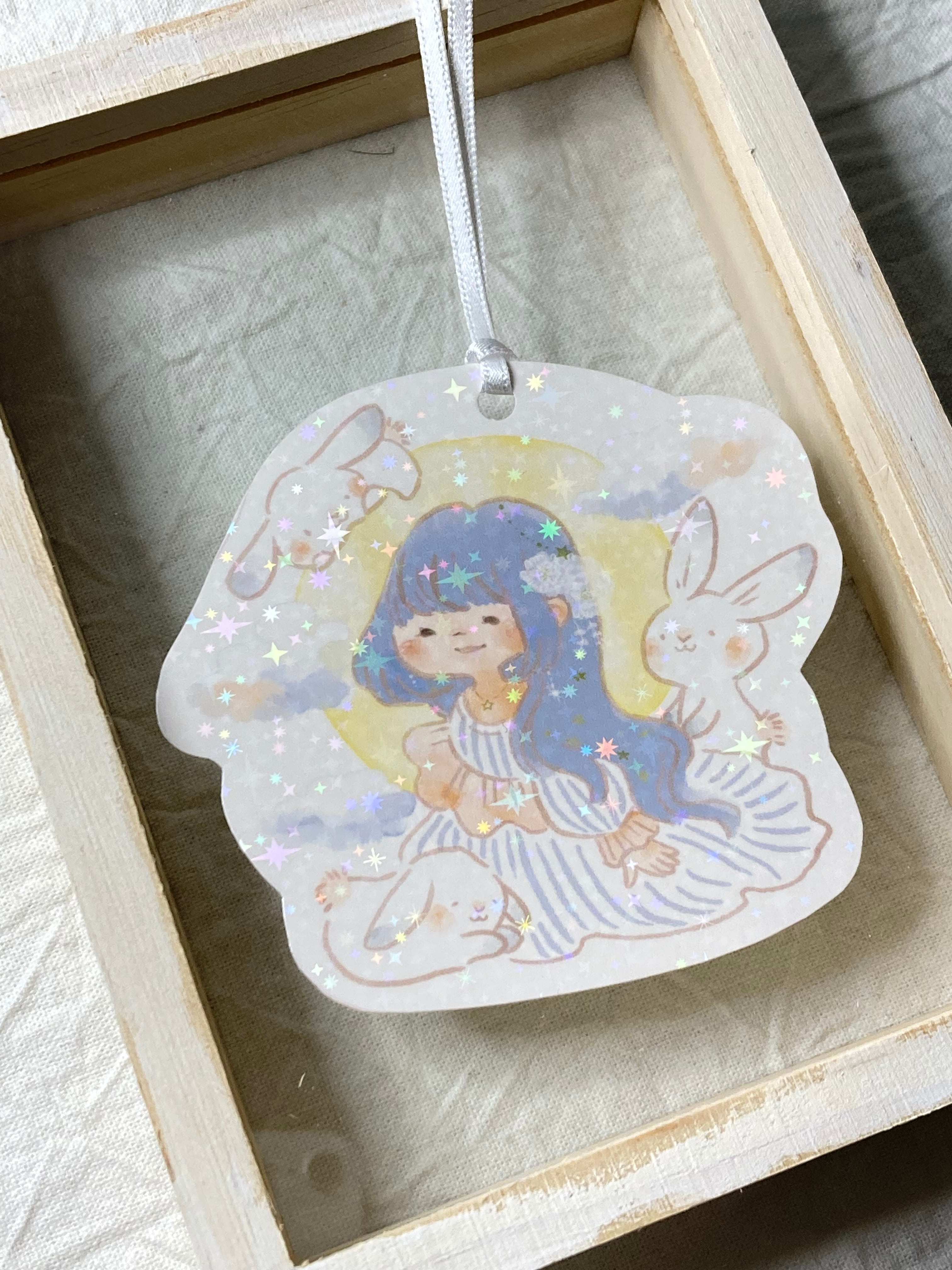 しおり◆うさぎと月夜のパーティー