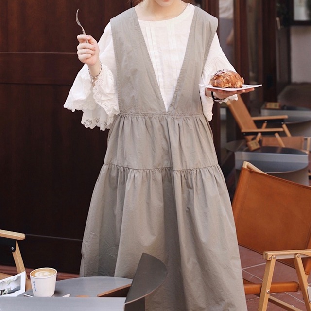 ジャンパースカート　T0038