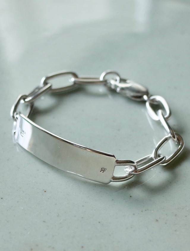 Rectangle Plate Id Bracelet [RC-BC004]