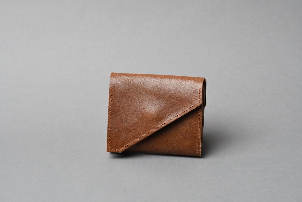 ミニ財布 Double Flap ダブルフラップW □リバース コニャック 