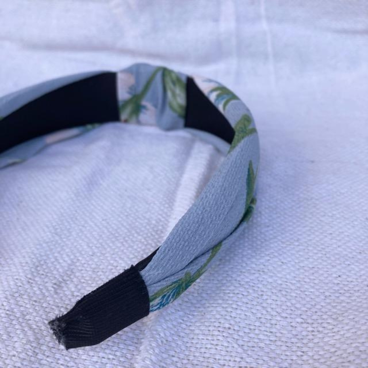 TOPANGA Accessory　シフォンリボンカチューシャ　フラワー　ブルー