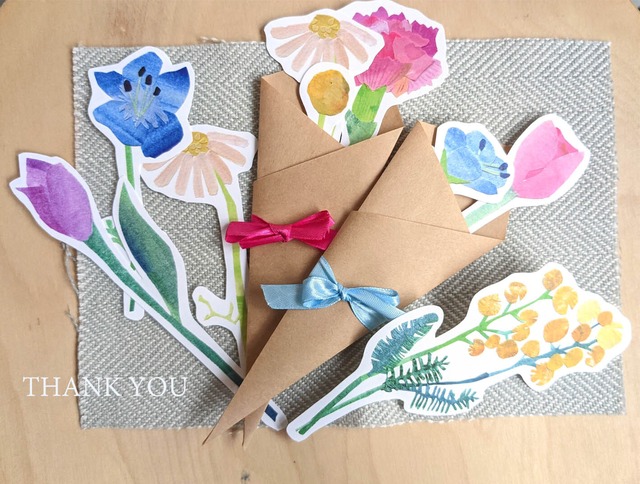 春の花束メッセージカード Erika Intheisland Shop 春の花束メッセージカード Erika Intheisland Shop