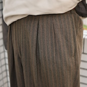 PRONTI textured twill design rayon blend wide slacks