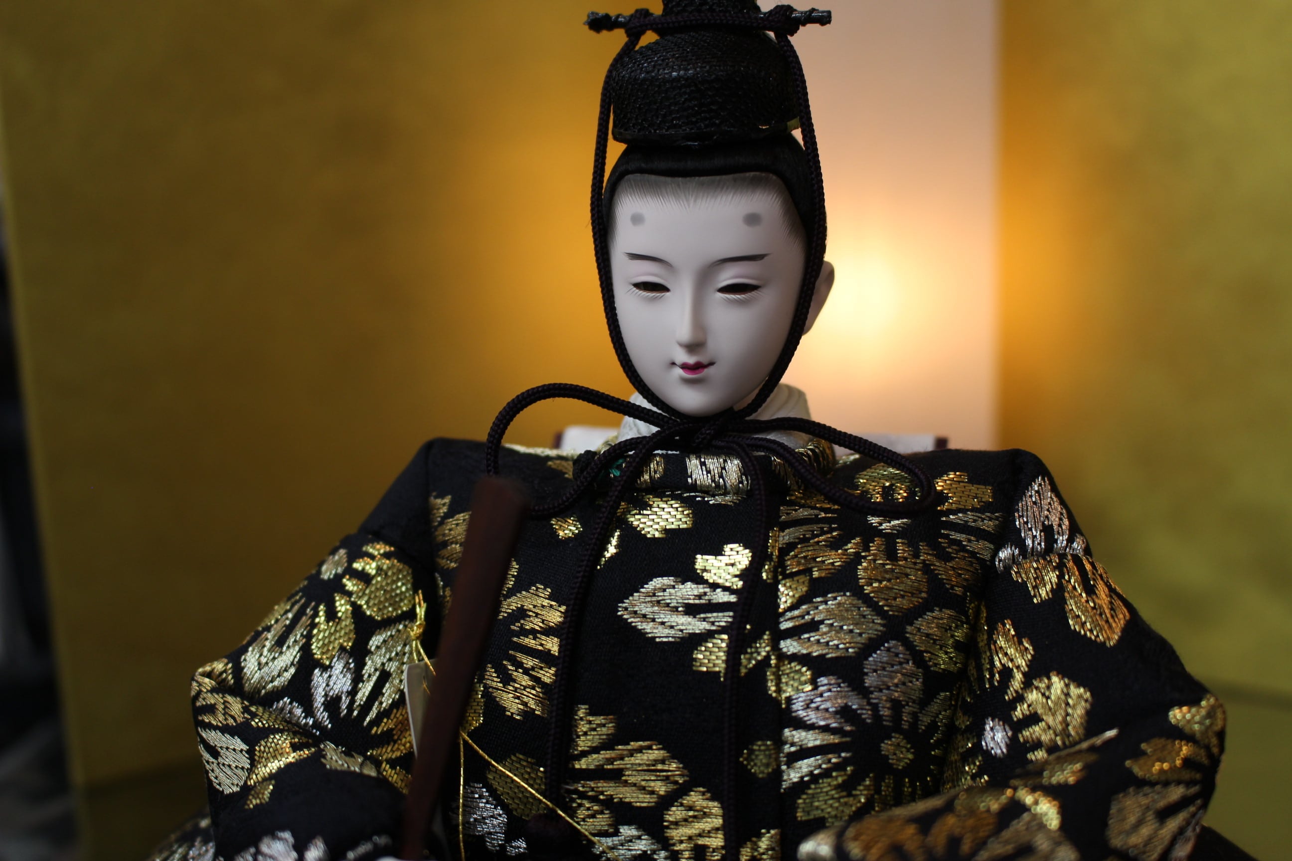 衣装着親王飾り 清水久遊＜正絹花菱＞ | SHIMADA DOLL