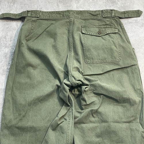 60-70s フランス軍 実物 AIR FORCE メカニックパンツ w31 詳細写真12