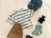 【取寄/韓国直送】26/SM ブリーズストライプTシャツ 夏服｜ベビー服｜韓国子供服