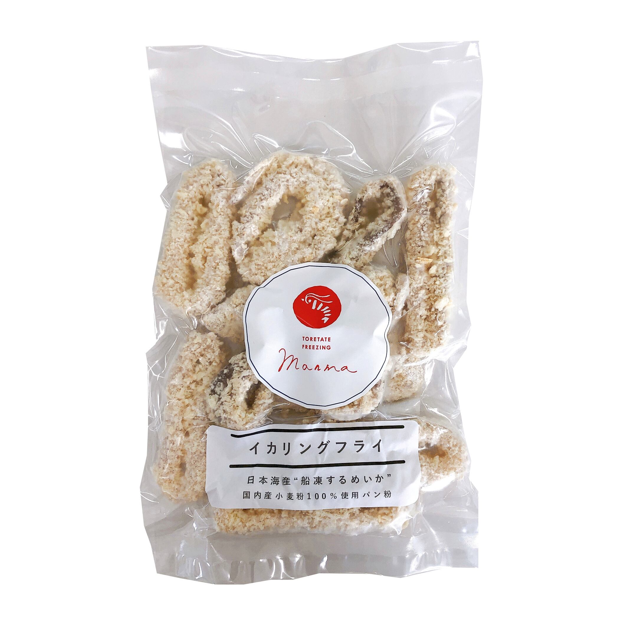 国産イカリングフライ 国内産小麦100 使用パン粉 150ｇ Manma 天然無添加にこだわった冷凍えび 魚介のお店