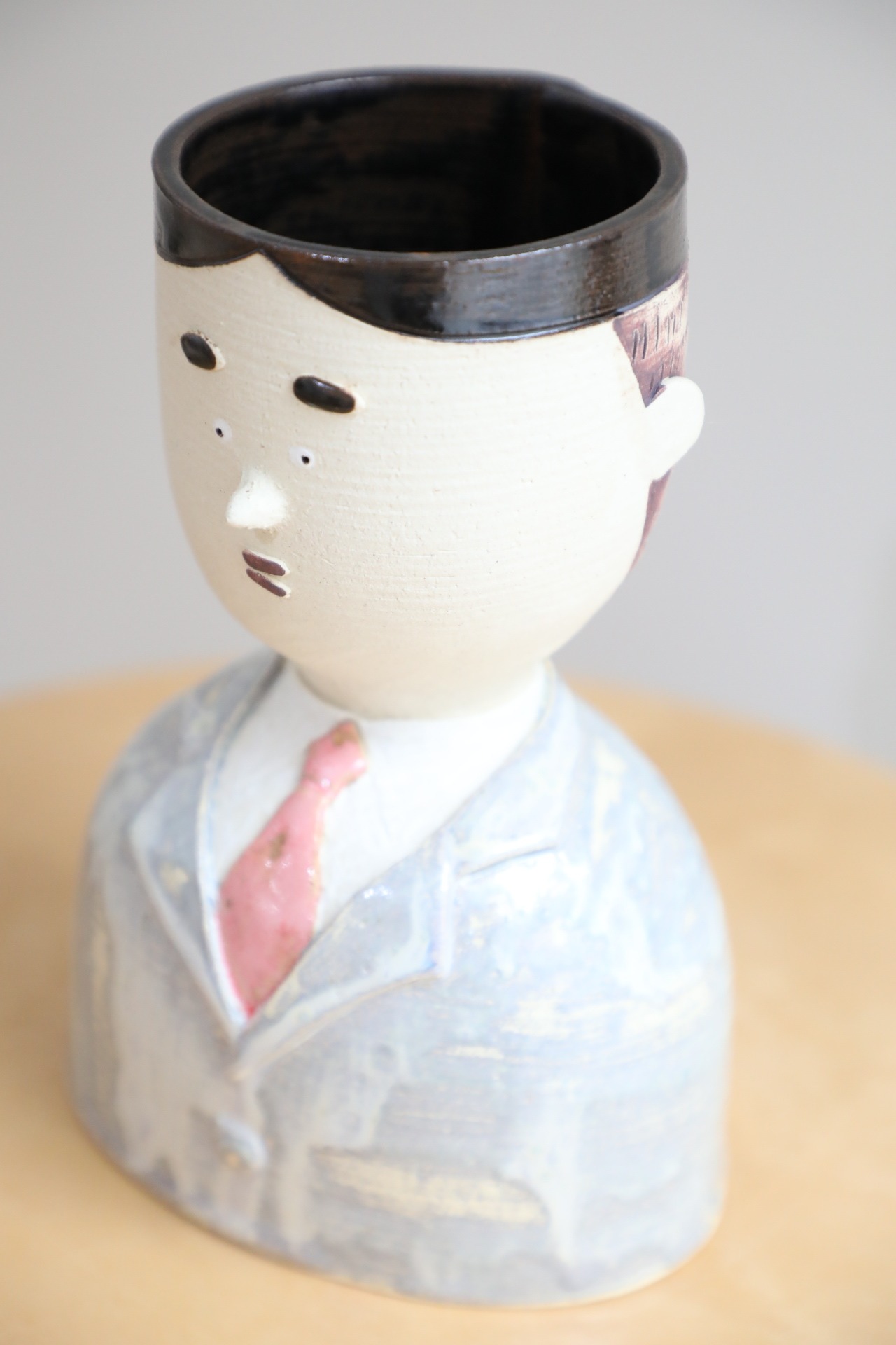 【人シリーズ/タカシ】陶芸作家 山中 正大 陶器鉢