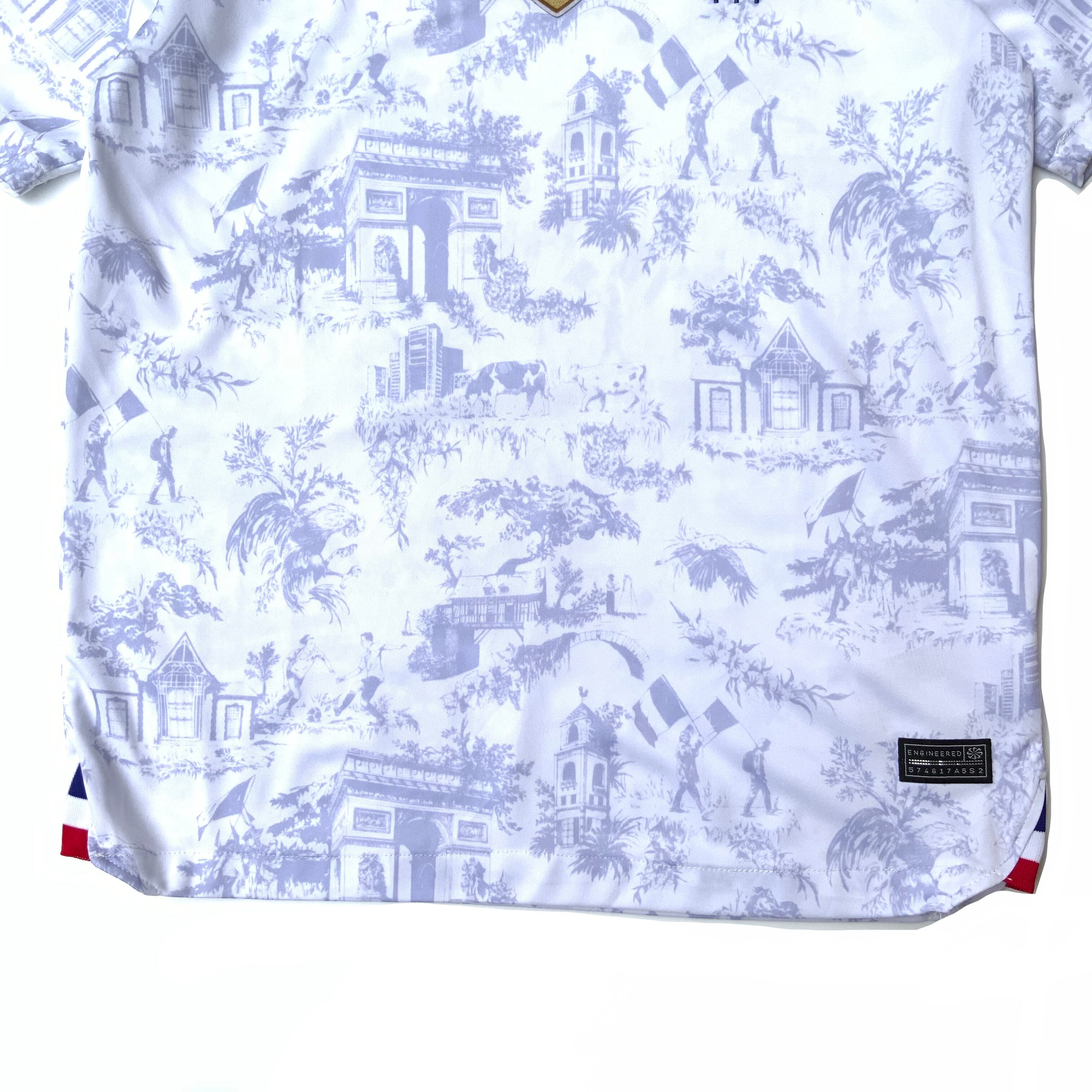 Nike フランス代表 アウェイ　トワルドジュイ柄 シャツ NIKE “France 22-23 Away S/S Game Shirts” 00s フランス代表 ナイキ