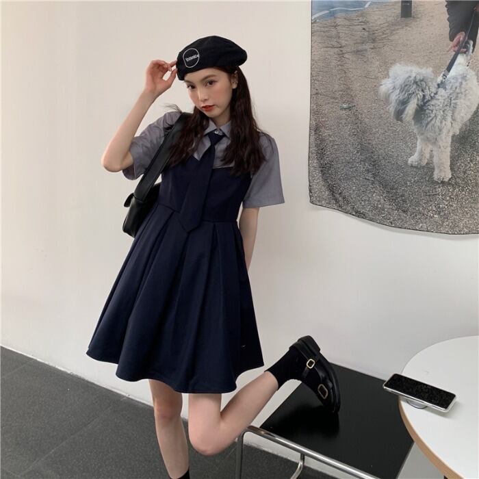 スタイルカジュアルスカート スプリングサマー薄手 春物 夏物 モンロー53681956396