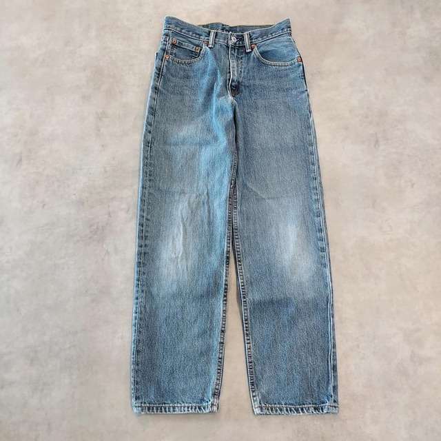 リーバイス550 Levis W29 ブルーデニム ボトム 青 古着 14998