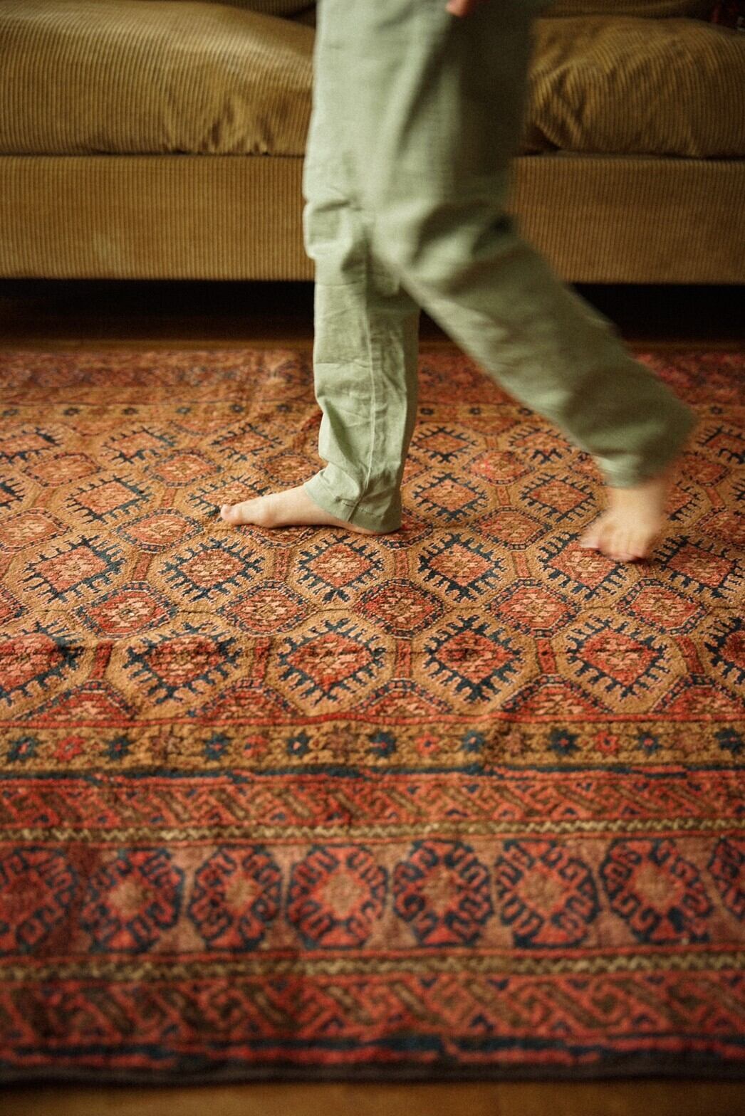 493-Vintage Baluch rug