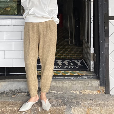 relaxed knit pants 11018 | abeille relaxed knit pants 11018 | abeille