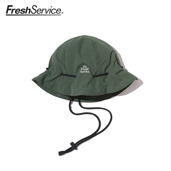 FreshService フレッシュサービス DRAWSTRING POUCH HAT ポーチ ハット カーキ FSR261-90274