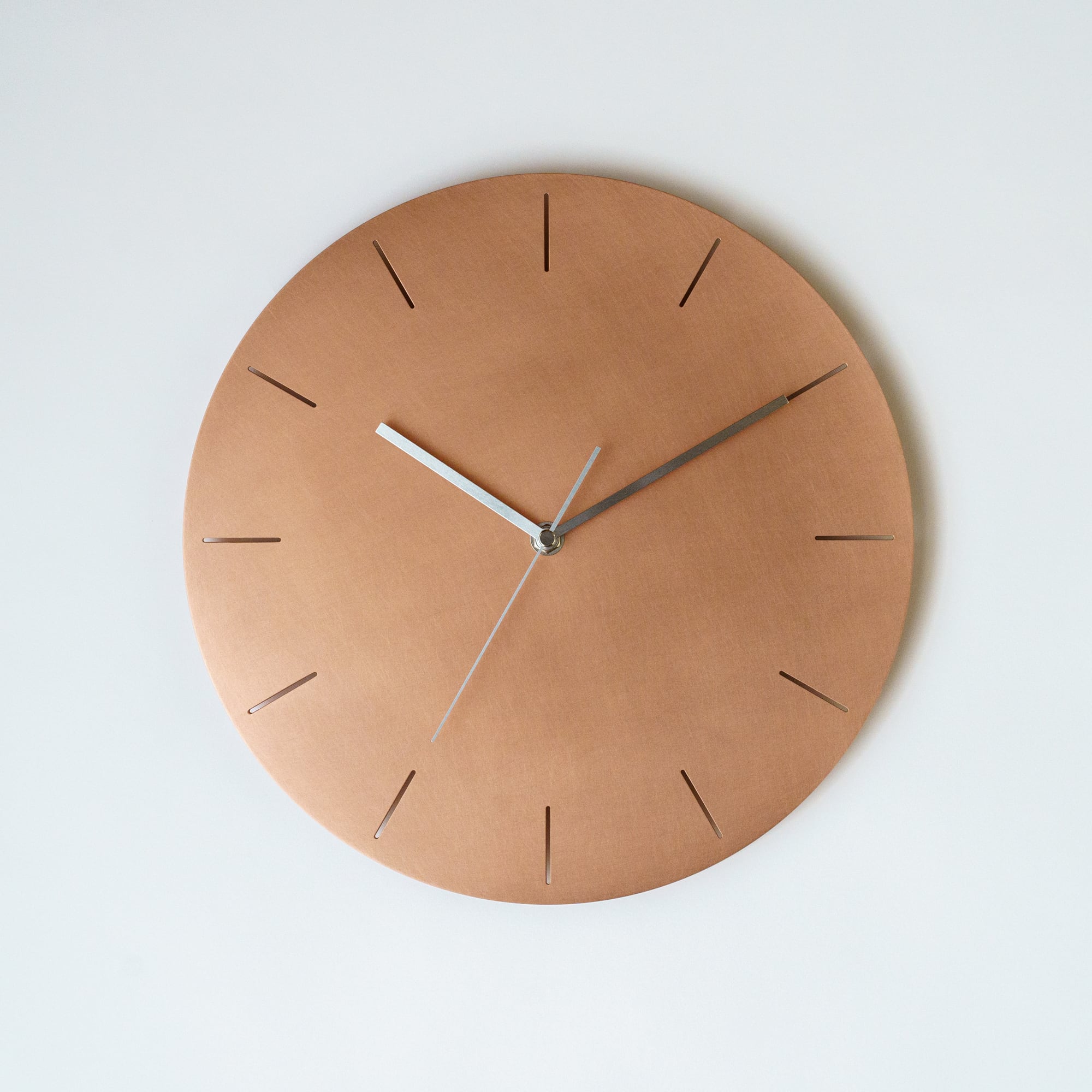 minimal wall clock 300 _ number / aluminum 壁掛け時計 300 数字