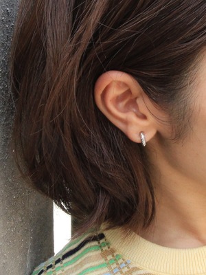 Corail pierced earrings | silver925