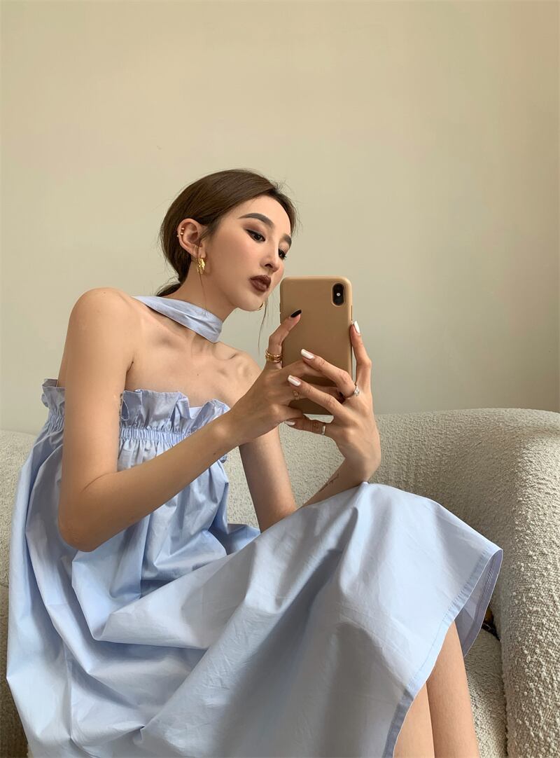 トップス ドレス サマースカート ルーズ 大人ガーリー スウィート キュート カジュアル 夏物 ブラックストロベリース40964260002