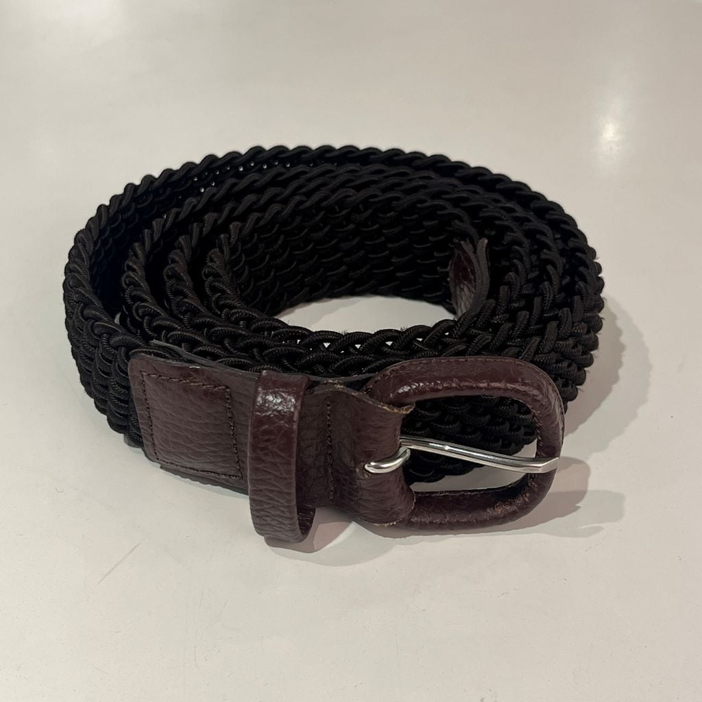 strips store st pourhomme メッシュベルト イタリア製 ST-POUR HOMME エスティープールオム ゴムレザー メッシュベルト