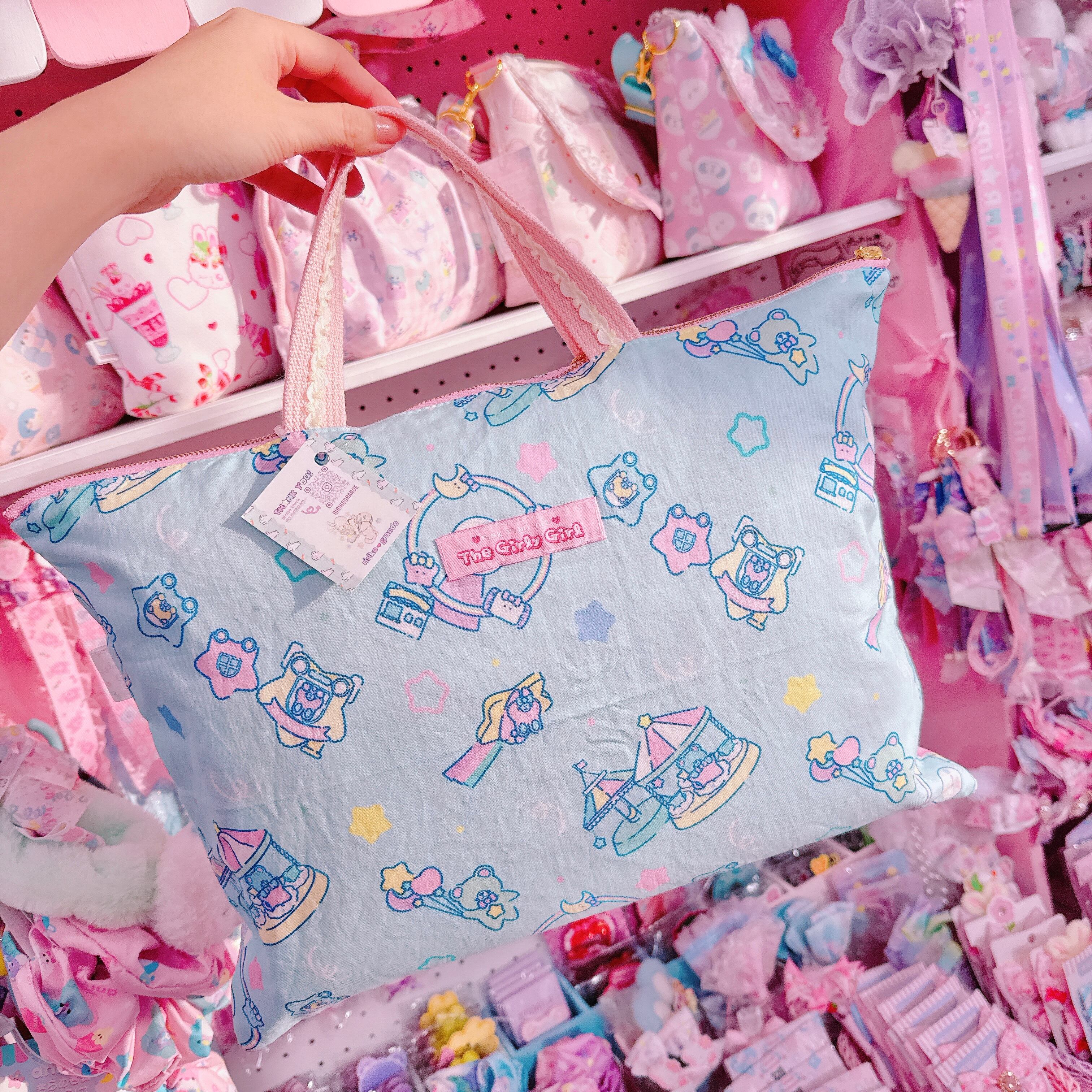 【K2】79-17パッチワークレッスンバッグ(ファスナー)