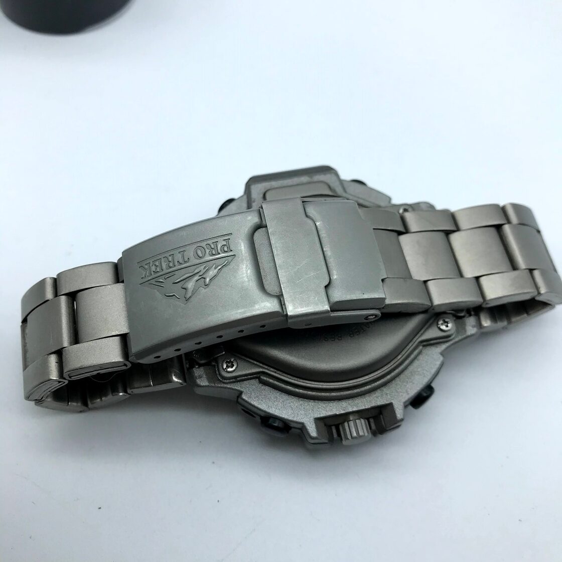 CASIO カシオ PROTREK プロトレック デジアナ PRT-500 チタン 動作品 