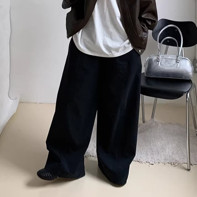 ワイドバギーパンツ 1color APA0037