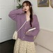 ✞ニットセーター カーディガンジャケット or Vネック花柄ロングワンピースドレスOP レトロ ✞ゴスロリ SM ミリ 甘ロリ クラロリ 和ロリ エレガント 黒ロリ 姫ロリ 華ロリ BB-BB51299943914