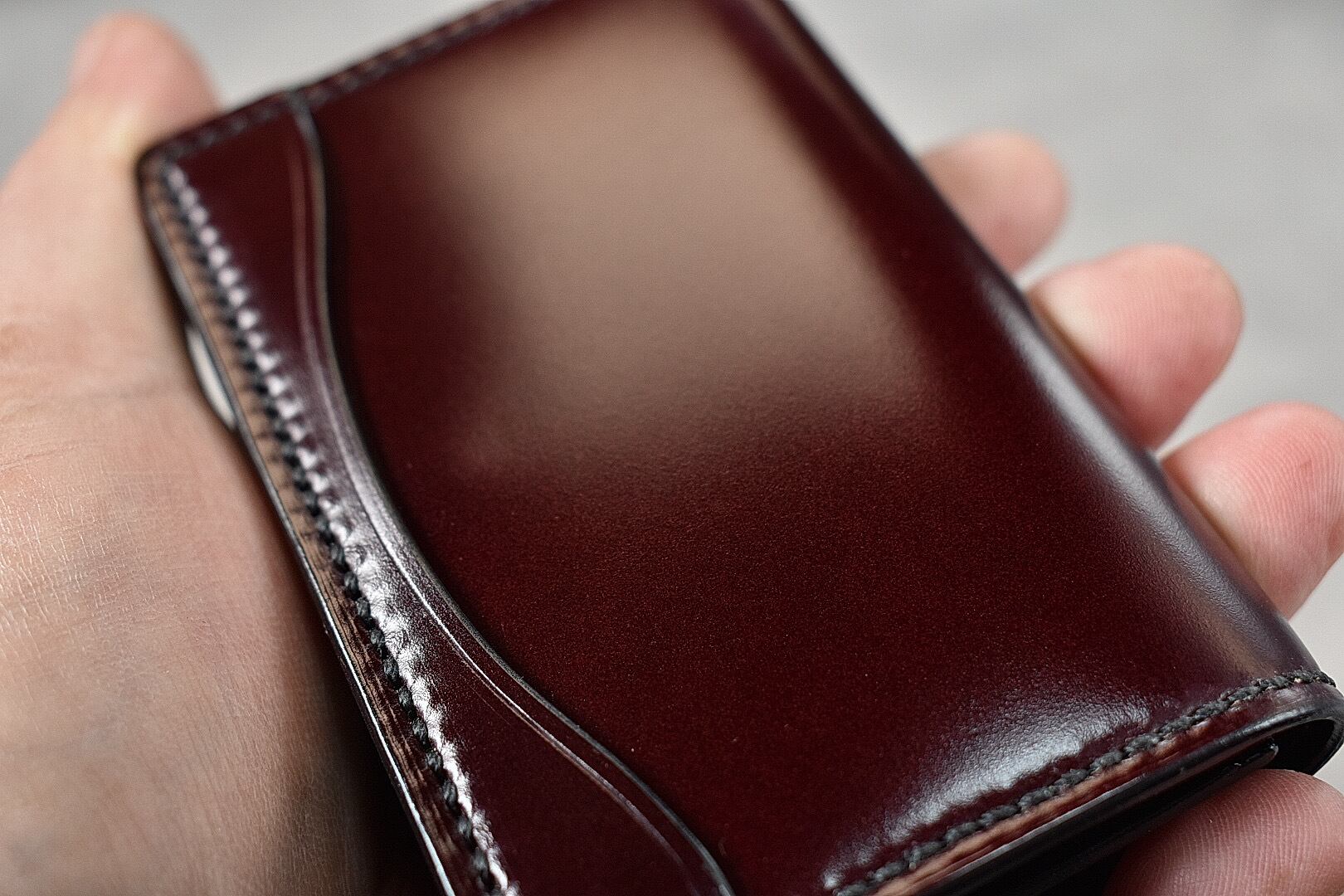 コードバン名刺入れ バーガンディ | COOTAR