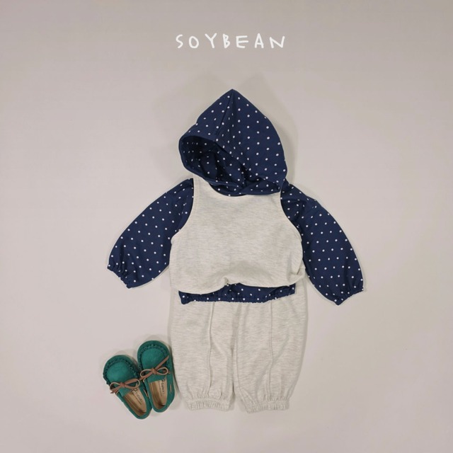 《送料無料》予約:レイヤーベストジョガーセット【soybean】