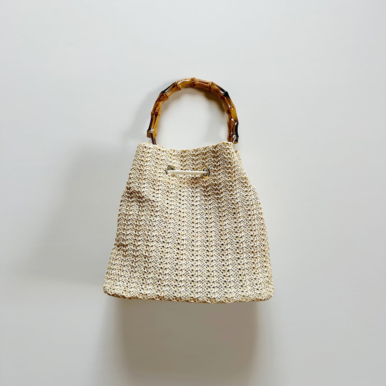 Bamboo handle bag