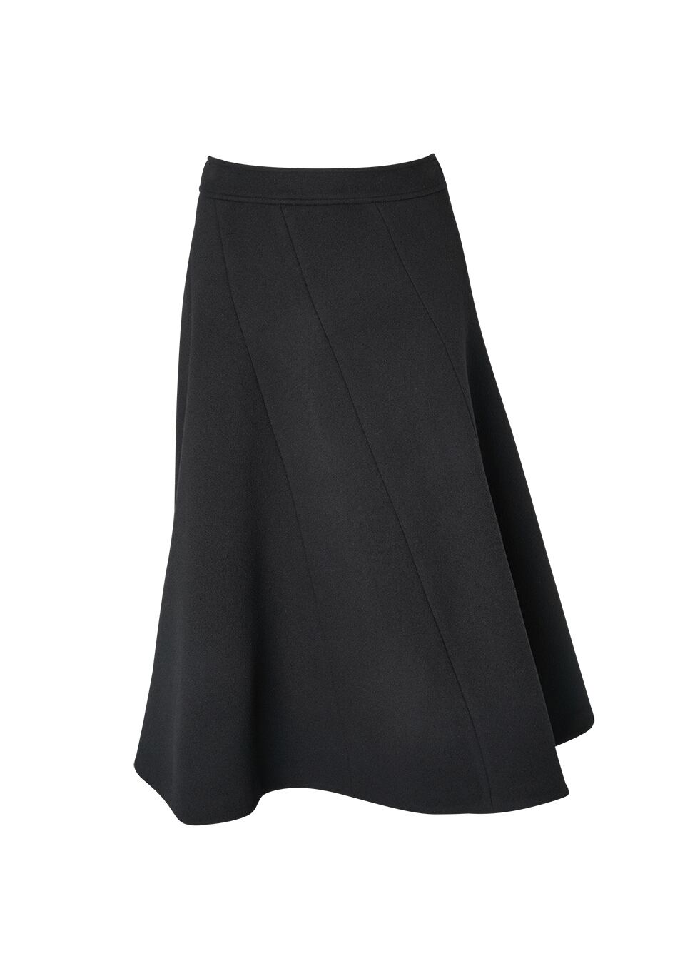 超美品　ボーダーズアットバルコニー　ウールスカート BORDERS at BALCONY BIAS WOOL SKIRT ボーダーズアットバルコニー