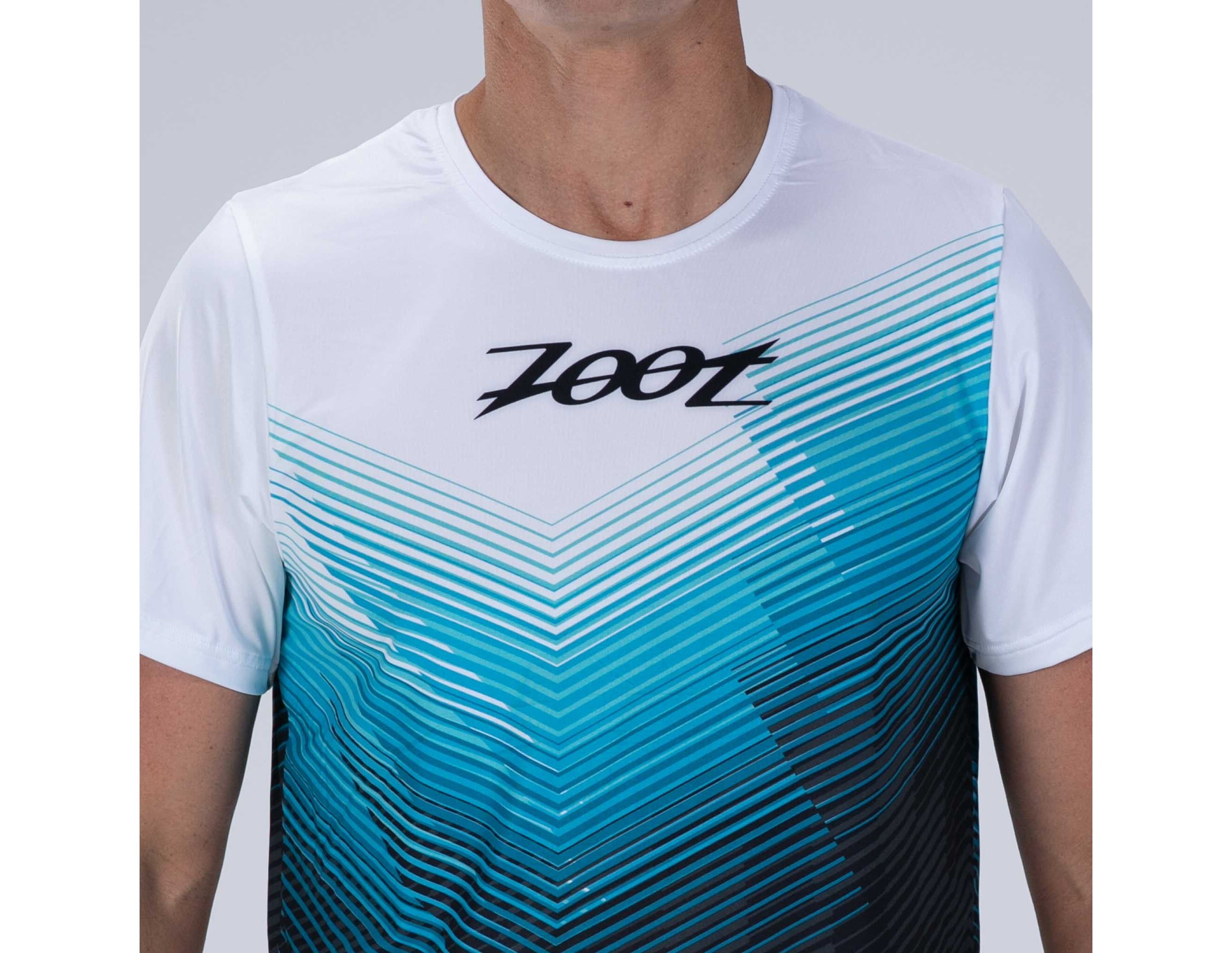 MEN RUN TEE (BLUE WAVE) メンズ ラン専用 Tシャツ ZMR12091 Zoot Sports JAPAN トライアスロン  日本公式ショップ
