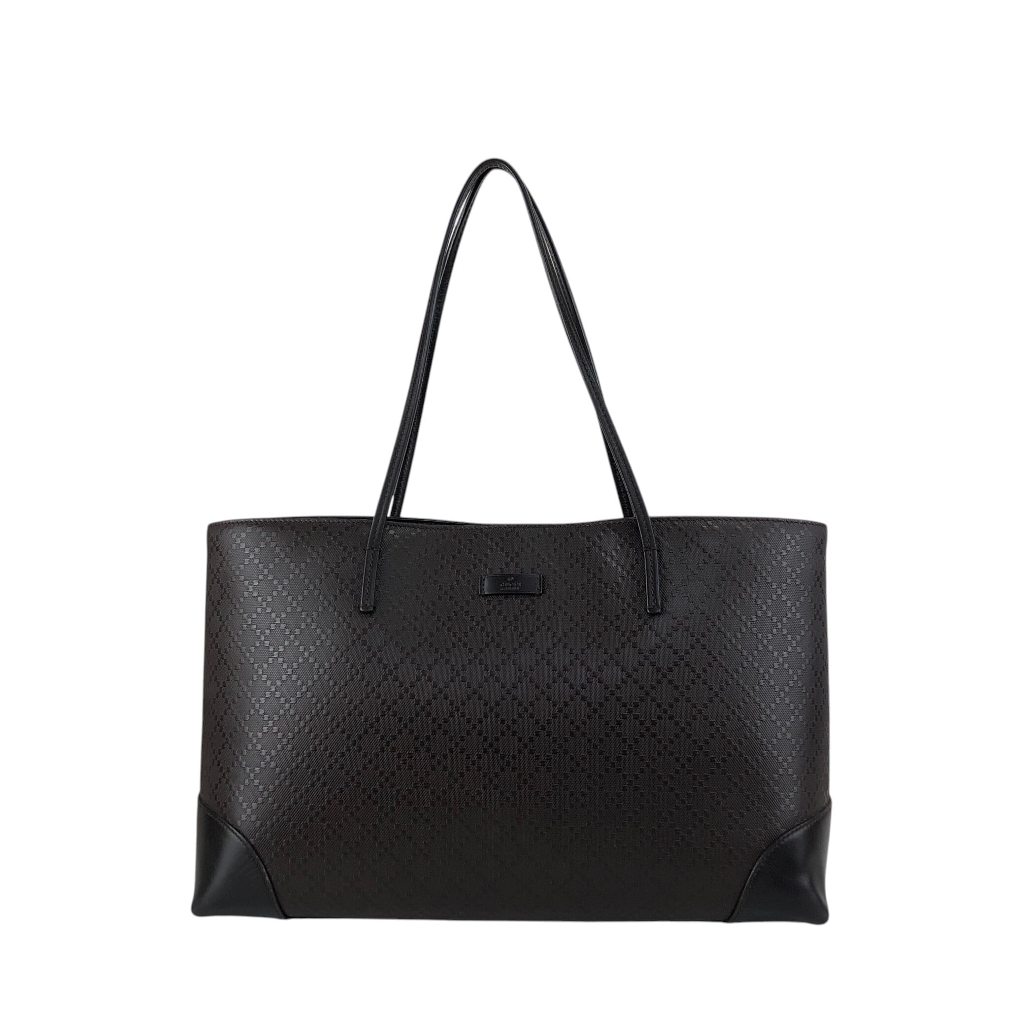 GUCCI グッチ ディアマンテ トートバッグ ブラウン レザー vintage