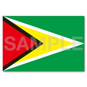 世界の国旗ポストカード ＜アメリカ＞ ガイアナ共和国 Flags of the world POST CARD ＜America＞ Republic of Guyana