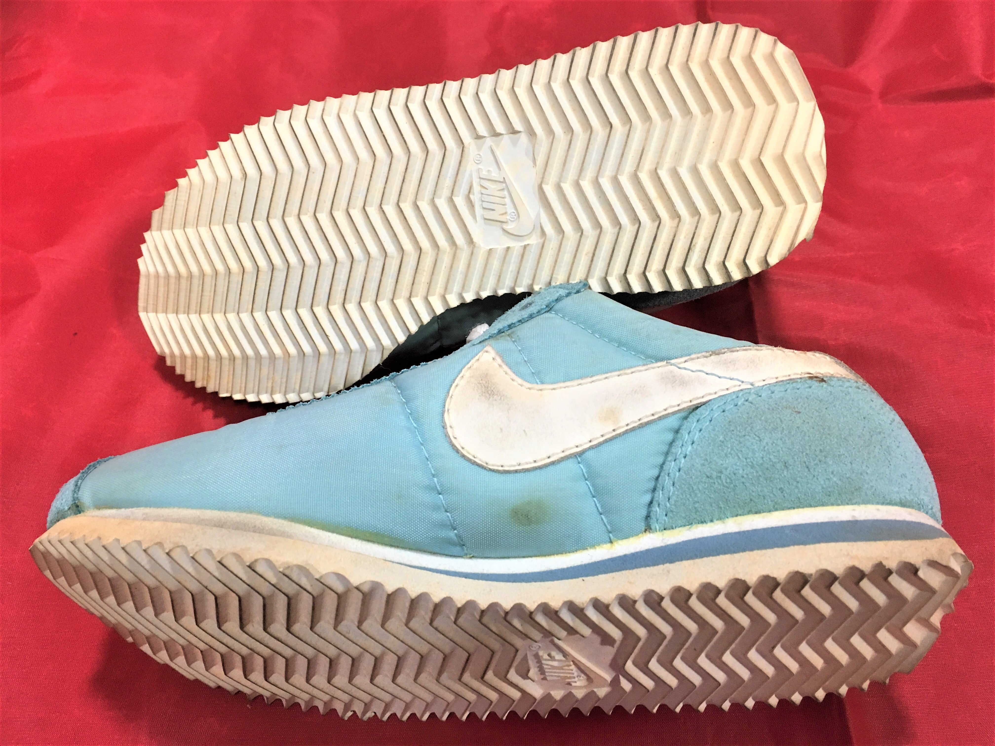 NIKE（ナイキ）CORTEZ （コルテッツ）ナイロン 3.5Y 22.5cm 水色/白