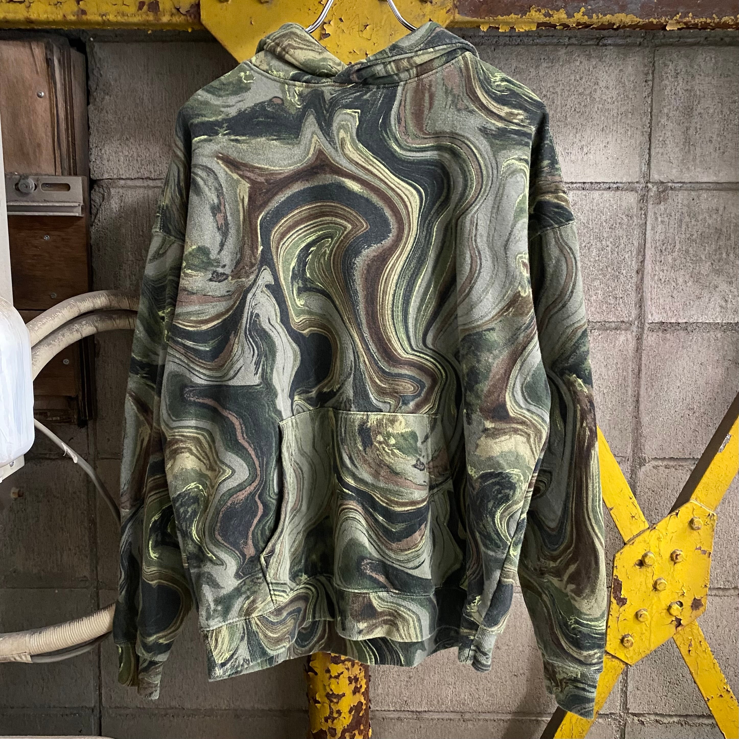 S‼︎】NO BOUNDARIES Marble Pattern Hoodie | 下北沢SPiKe＆SPiCe