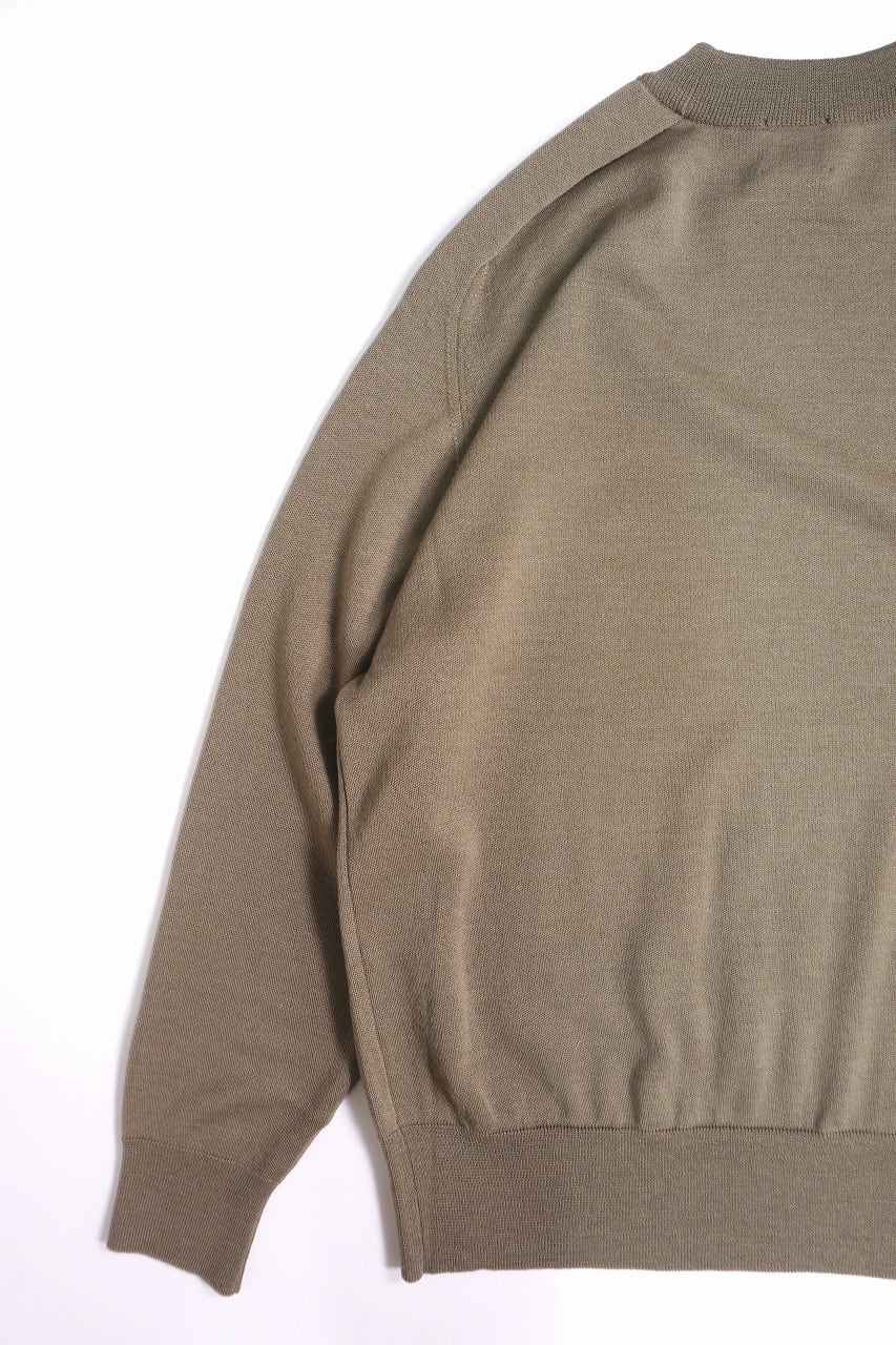 Worsted Merino Mock Neck P/O