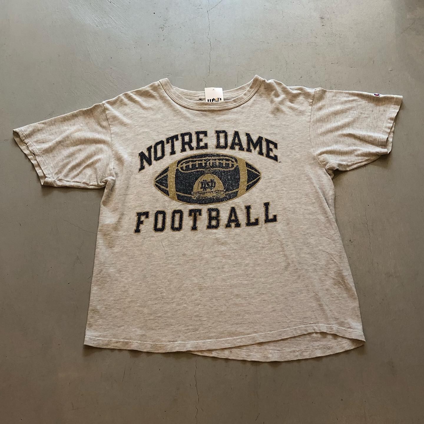 90s Champion NOTRE DAME FOOTBALL T-shirt【高円寺店】 | What