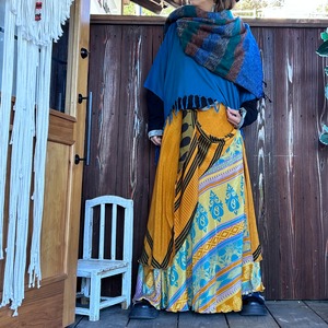 シルク巻きスカート1206