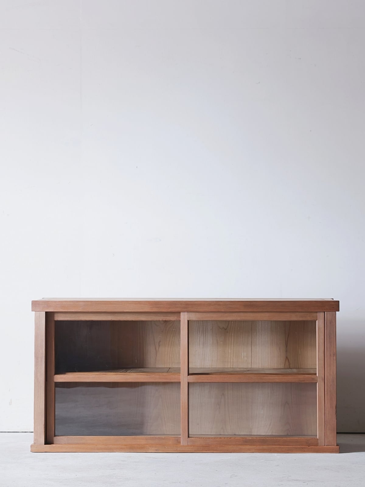レトロ 古家具 古道具 剥離 ストリップド 飾り棚抽斗 棚 シェルフ