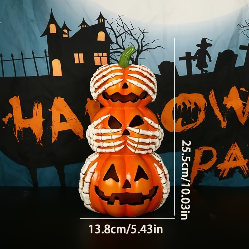 置物 カボチャ 3段 ハロウィン ハロウィーン かわいい おしゃれ