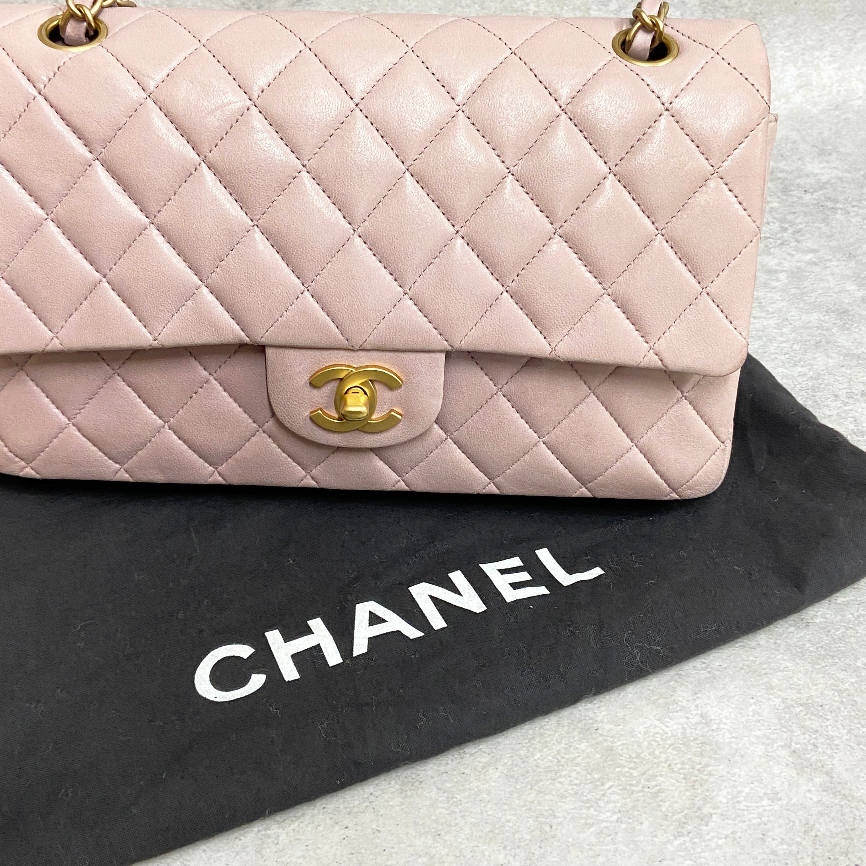 シャネル マトラッセ25 ダブルフラップ チェーン ショルダーバッグ スウェード レディース CHANEL 【214-24258】