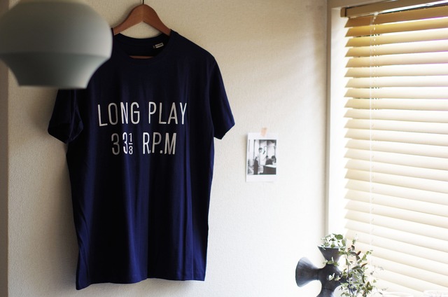 JAZZ LP Tシャツ　「LONG PLAY 33 1/3 R.P.M」