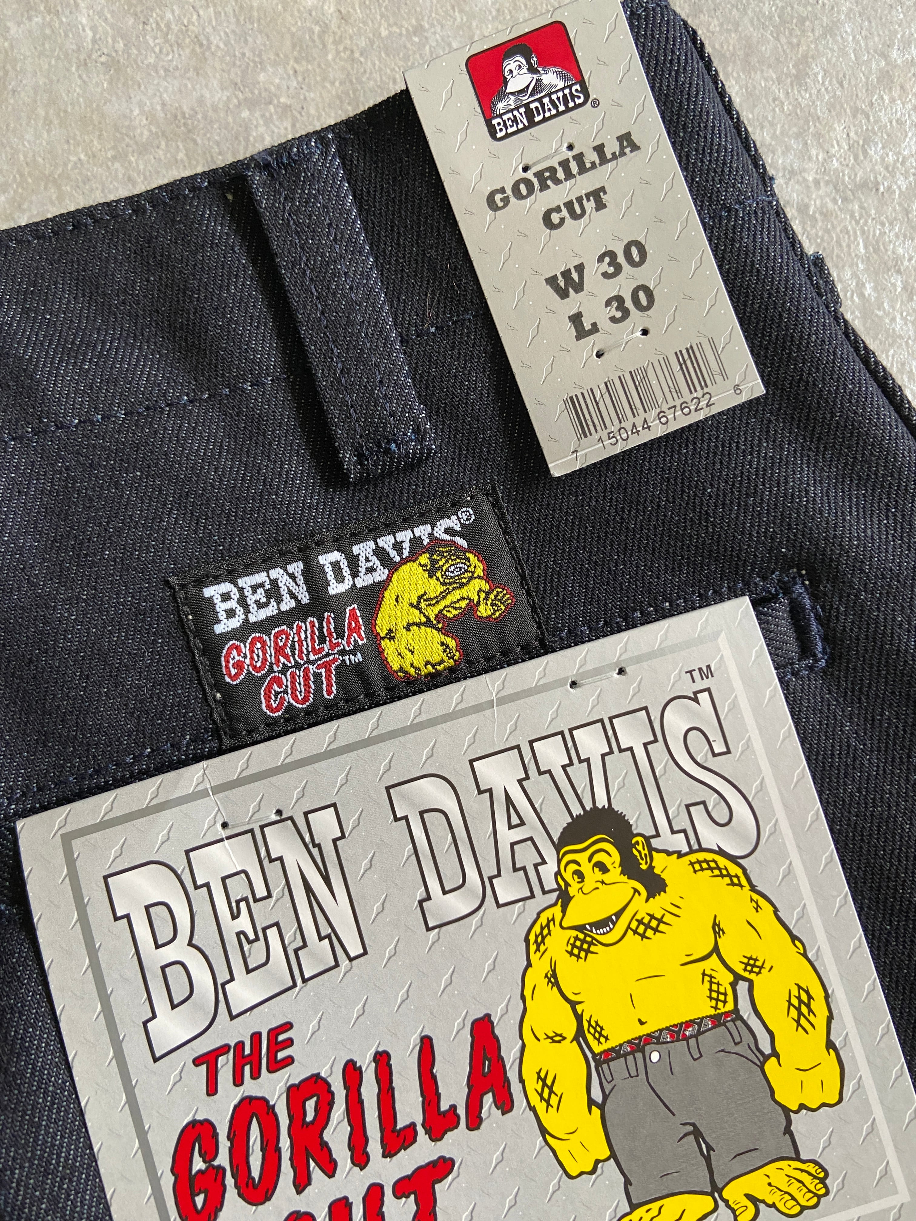 新品 BEN DAVIS GORILLA CUT Denim Pants W30~36 L30 | ROGER'S used