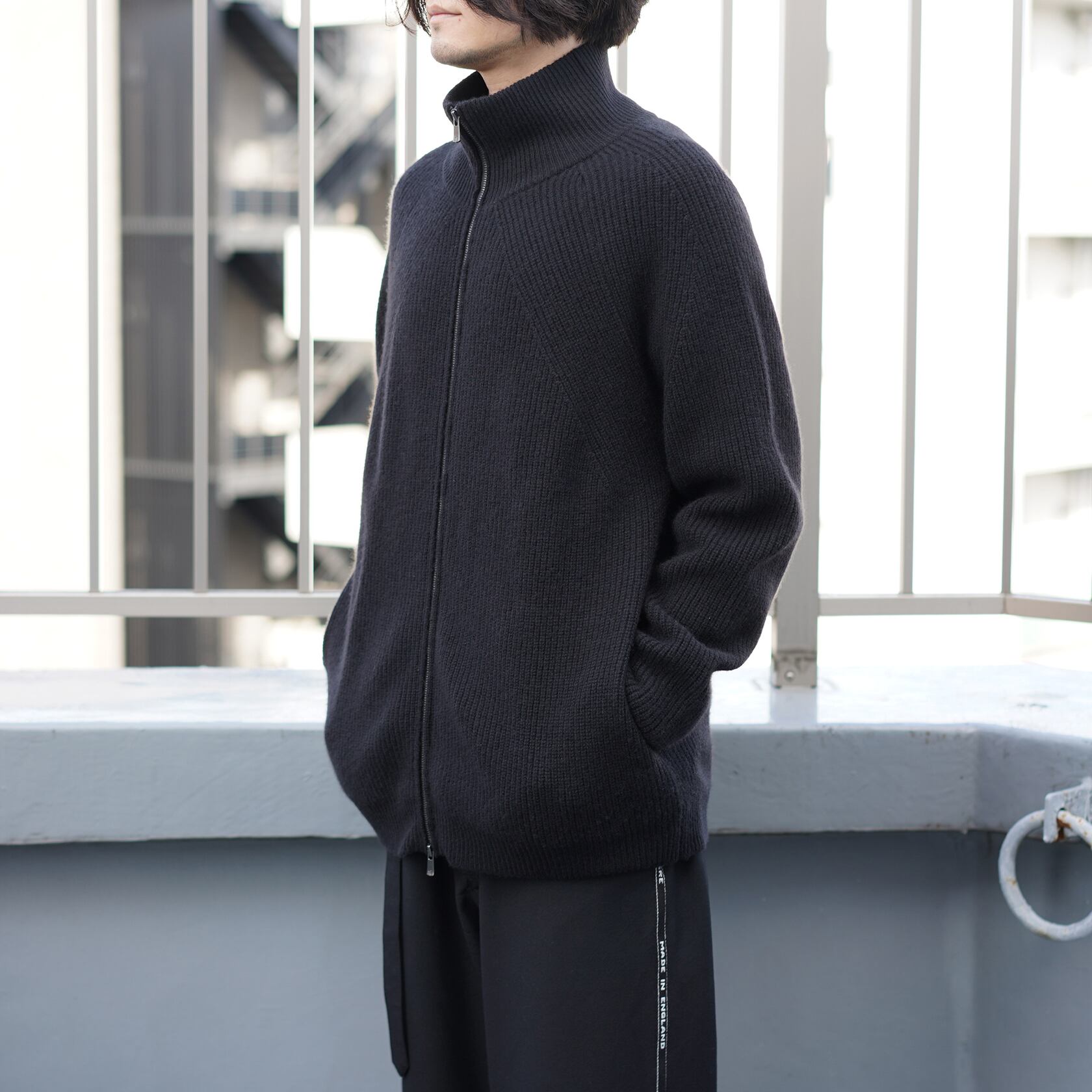 Golden Hand Cashmere - Drivers Knit〈Black Zip〉 | No,No,Yes
