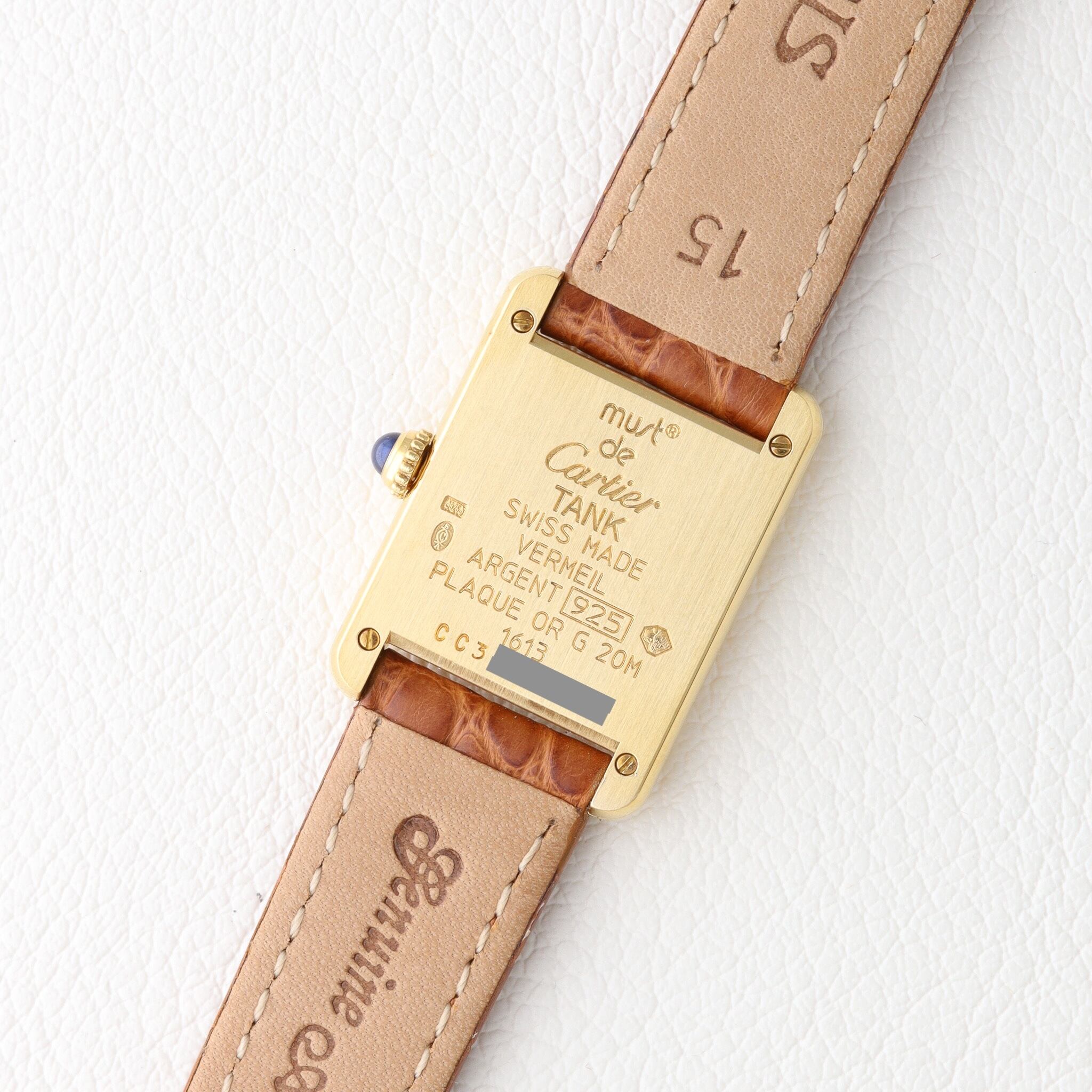 カルティエ マストタンク SM アイボリー文字盤 クォーツ | Ante