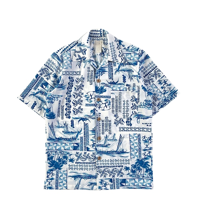 USED Aloha shirt / Kailani HAWAII  / size S