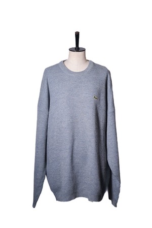 France 1990’s LACOSTE rib knit