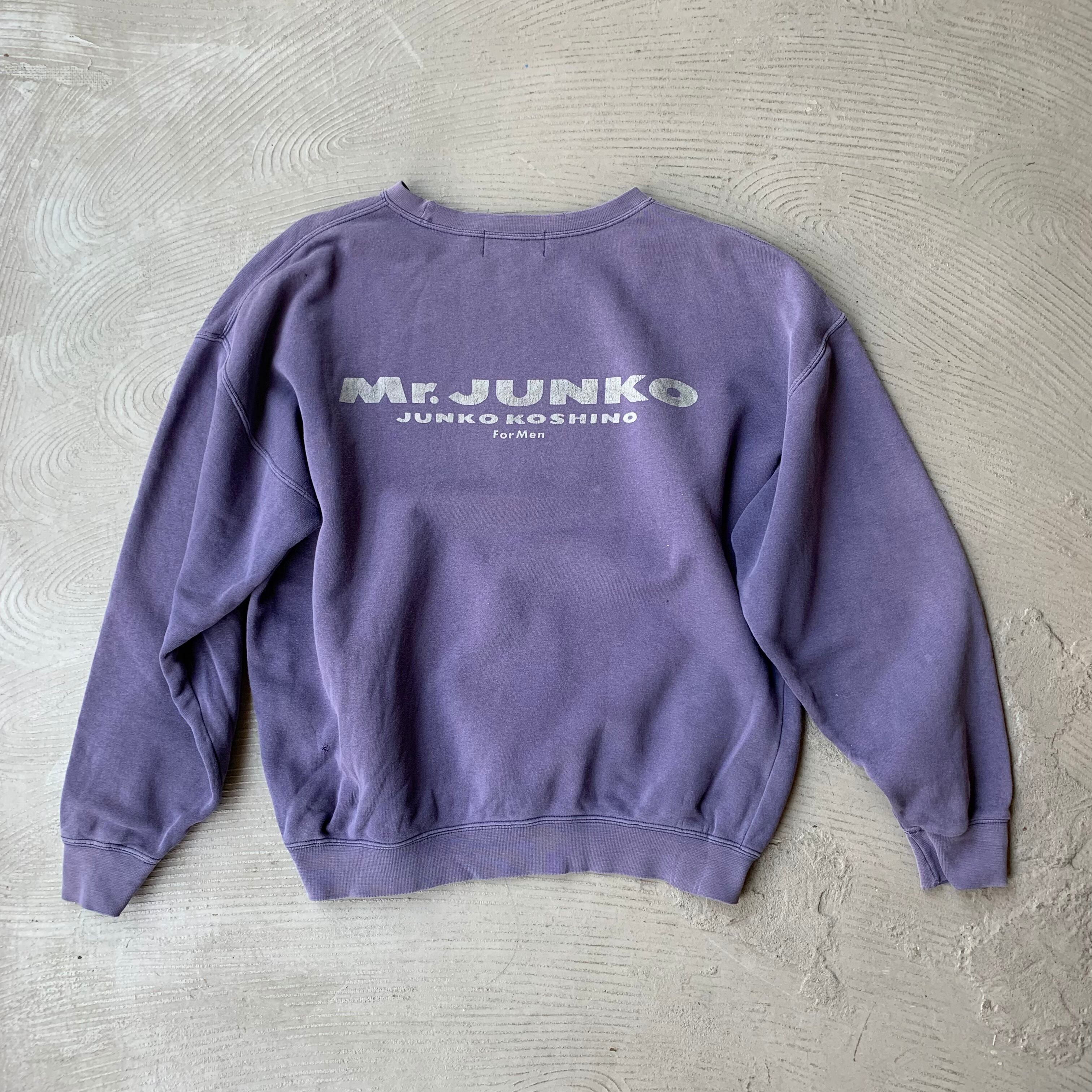 Mr.JUNKO / Faded purple sweat shirt | SAMUEL FINCH / Online store