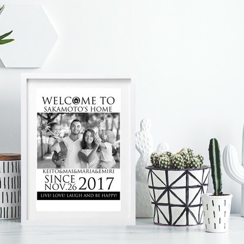Family poster#WELCOME（A4）